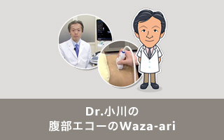 Dr.小川の腹部エコーのWaza-ari